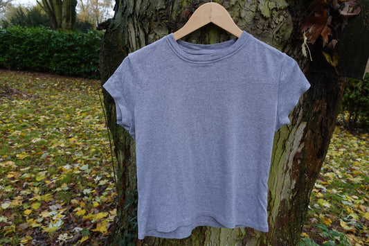 Amy Naylor Upcycled T-Shirt – “The Earth Teaches” Back Print