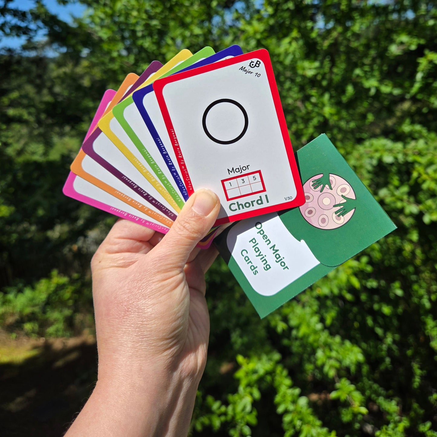 Open Handpan Playing Cards – Songwriting Tool for Any Scale
