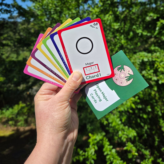 Open Handpan Playing Cards – Songwriting Tool for Any Scale